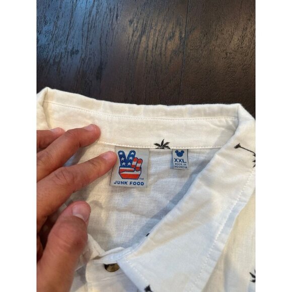 Junk food X Disney collared button down mens XXL GB7 - Picture 2 of 4